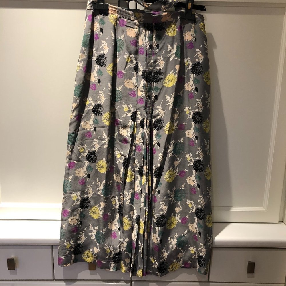 Jean Muir Printed Silk Skirt